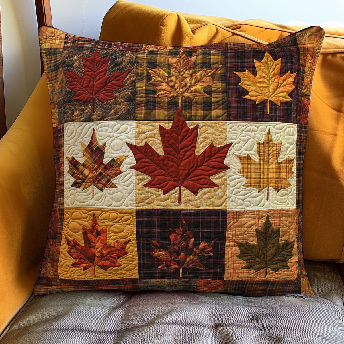 Golden Maple WN0802107CL Quilt Pillow Case-tidenox