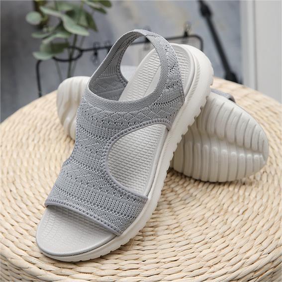 Orthopedic Sandals Cushion Walk Fly Knit Sporty Sandal EEE Fit-tidenox