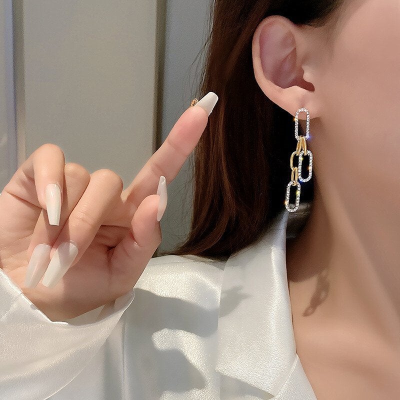 Geometric Susu Earrings-tidenox