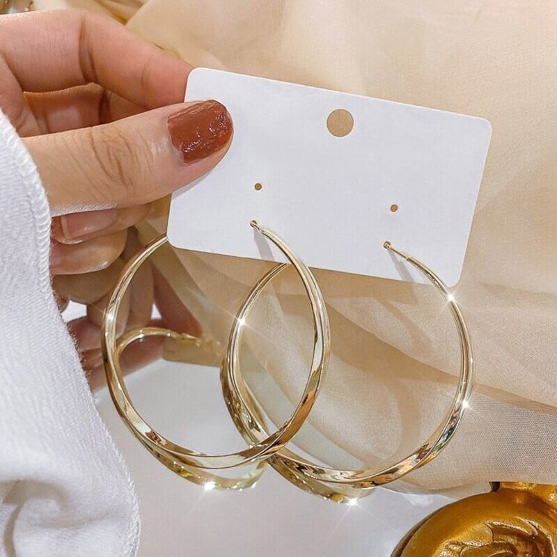 S925 Fashion Classic Circle Earrings-tidenox