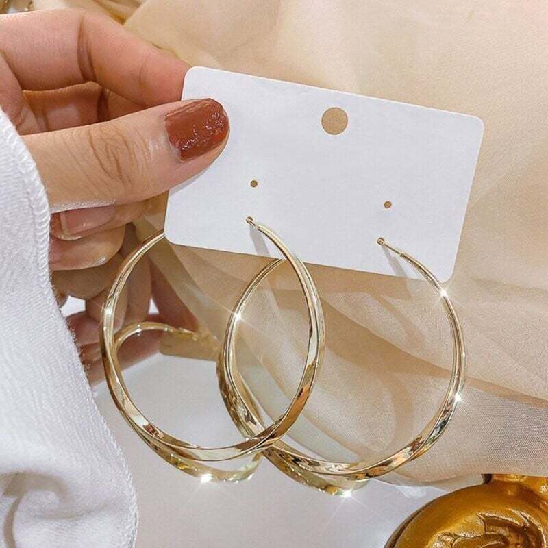 S925 Fashion Classic Circle Earrings-tidenox