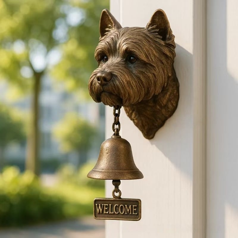 German Shepherd Welcome Bell-tidenox