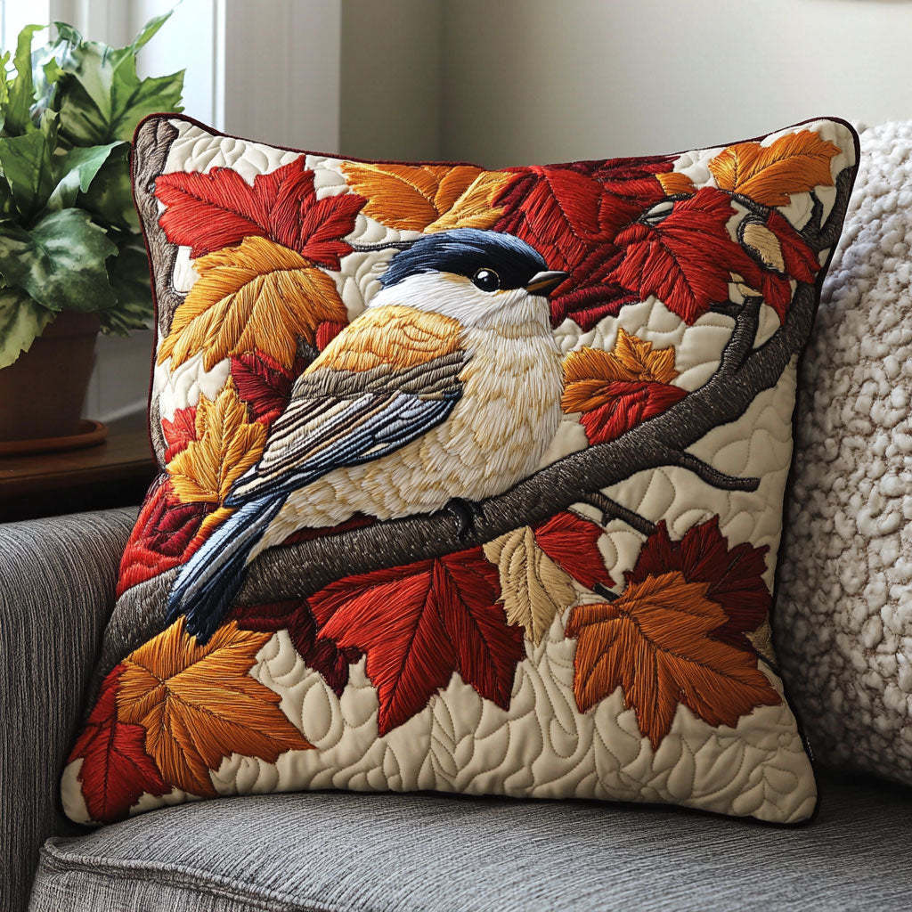 Chickadee Charm CW0507013CL Quilt Pillow Case-tidenox
