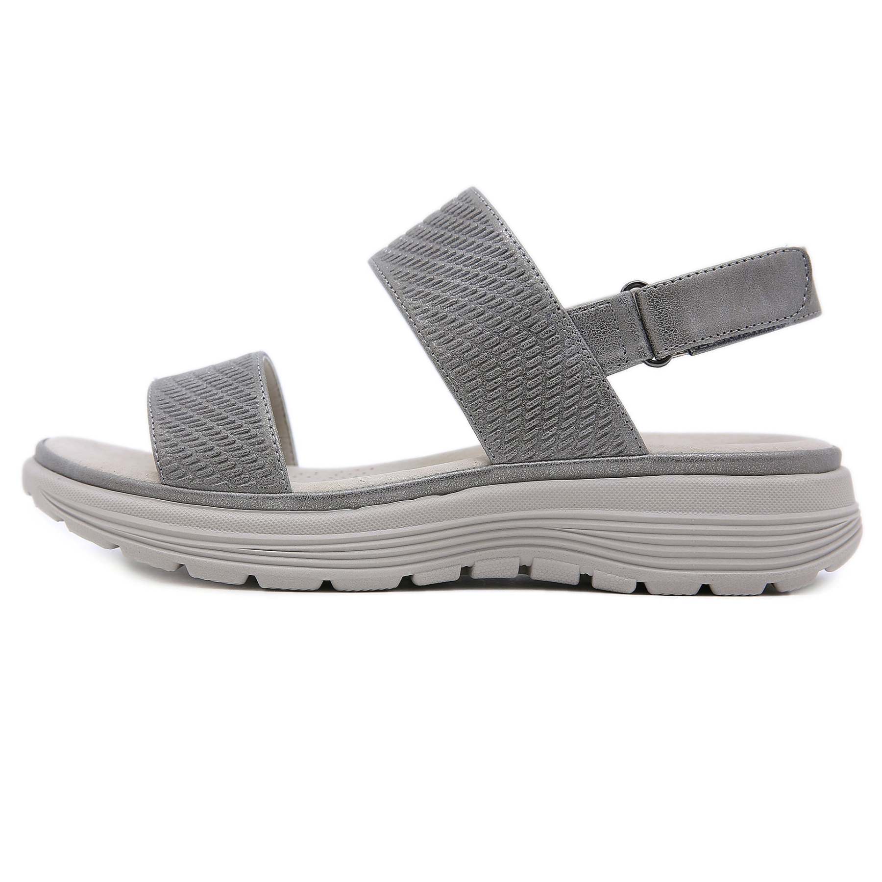 Women's Leather Wedges  Sandals-tidenox