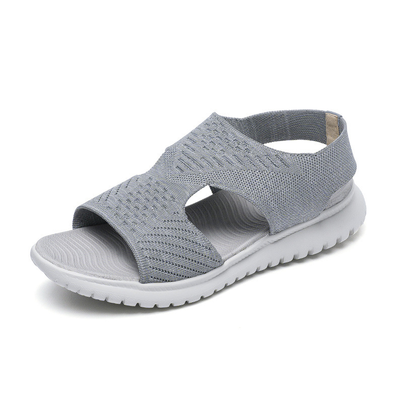 Orthopedic Sandals Cushion Walk Fly Knit Sporty Sandal EEE Fit-tidenox