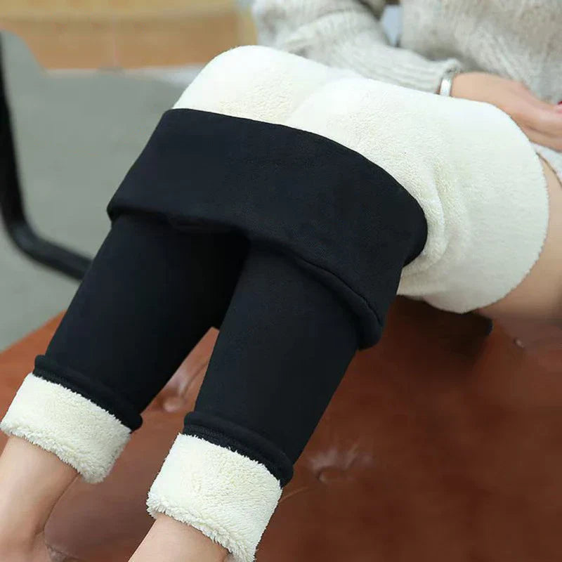 🔥 Essential Fleece-Lined Leggings for Winter Warmth-tidenox