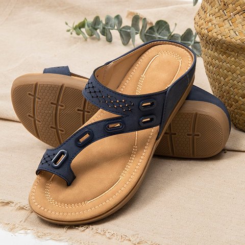[#1 TRENDING SUMMER 2022] Soft Footbed Orthopedic Summer Sandals 🔥 SALE OFF UP TO 65%-tidenox