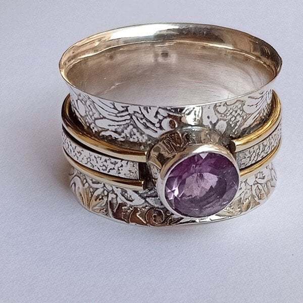 🎁Bohemian Crystal Meditation Ring-tidenox