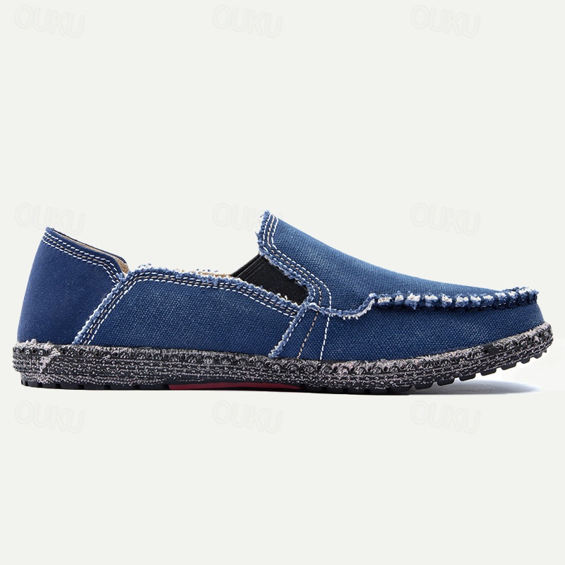 Mocasines informales de lona para hombre: zapatos para caminar ligeros y transpirables 2025 - US $42.99 –P4