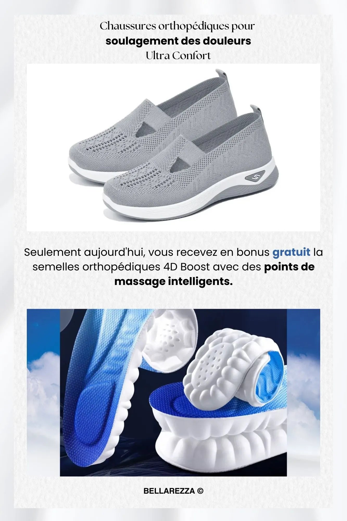 Chaussures orthopédiques femme ultra confort