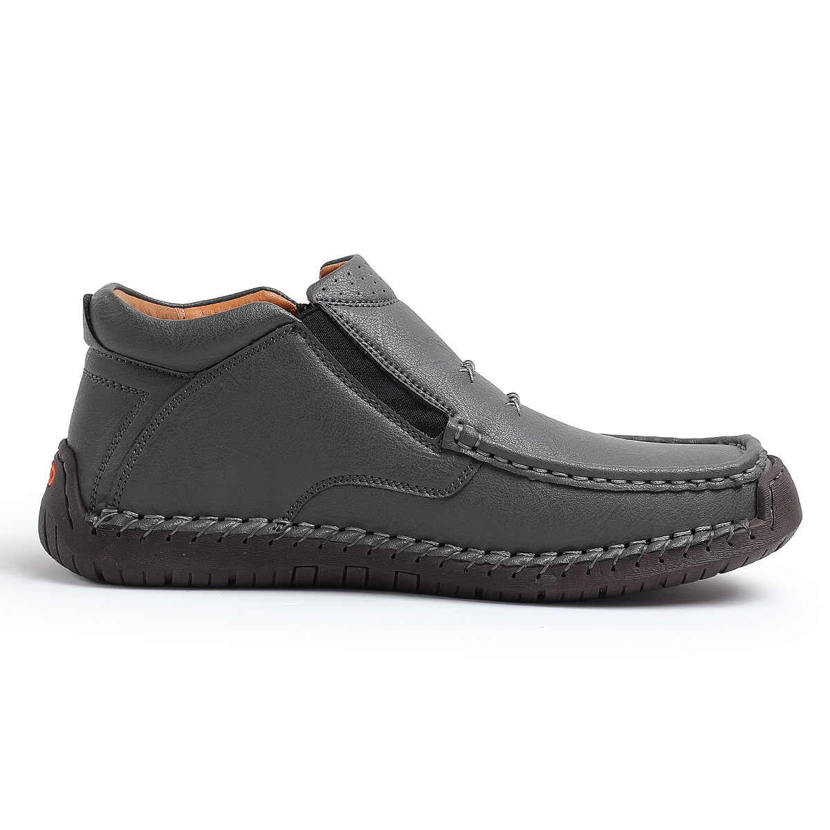 ⏰Limited Time Sale 70% OFF-Men’s Handmade Premium Leather Slip-On Driving Boots – Wide Toe, Arch Support, Waterproof
