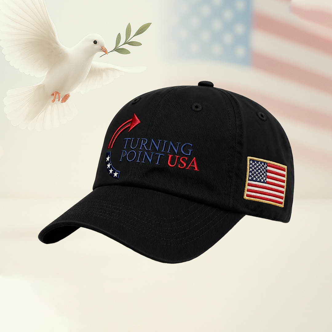 Retro Turning Point Action Print Baseball Cap-tidenox