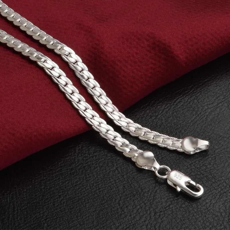Serenity Silver Necklace-tidenox