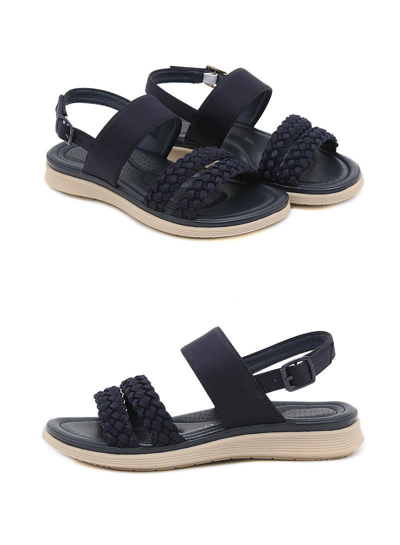 Retro Double Woven Breathable and Comfy & Casual Sandals-tidenox