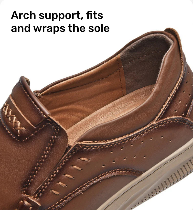 Men's Comfortable Genuine Leather Orthopedic Loafers-tidenox