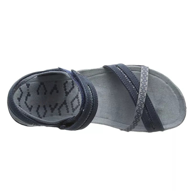 Women's  Arch Support Flat Leather Sandals-tidenox
