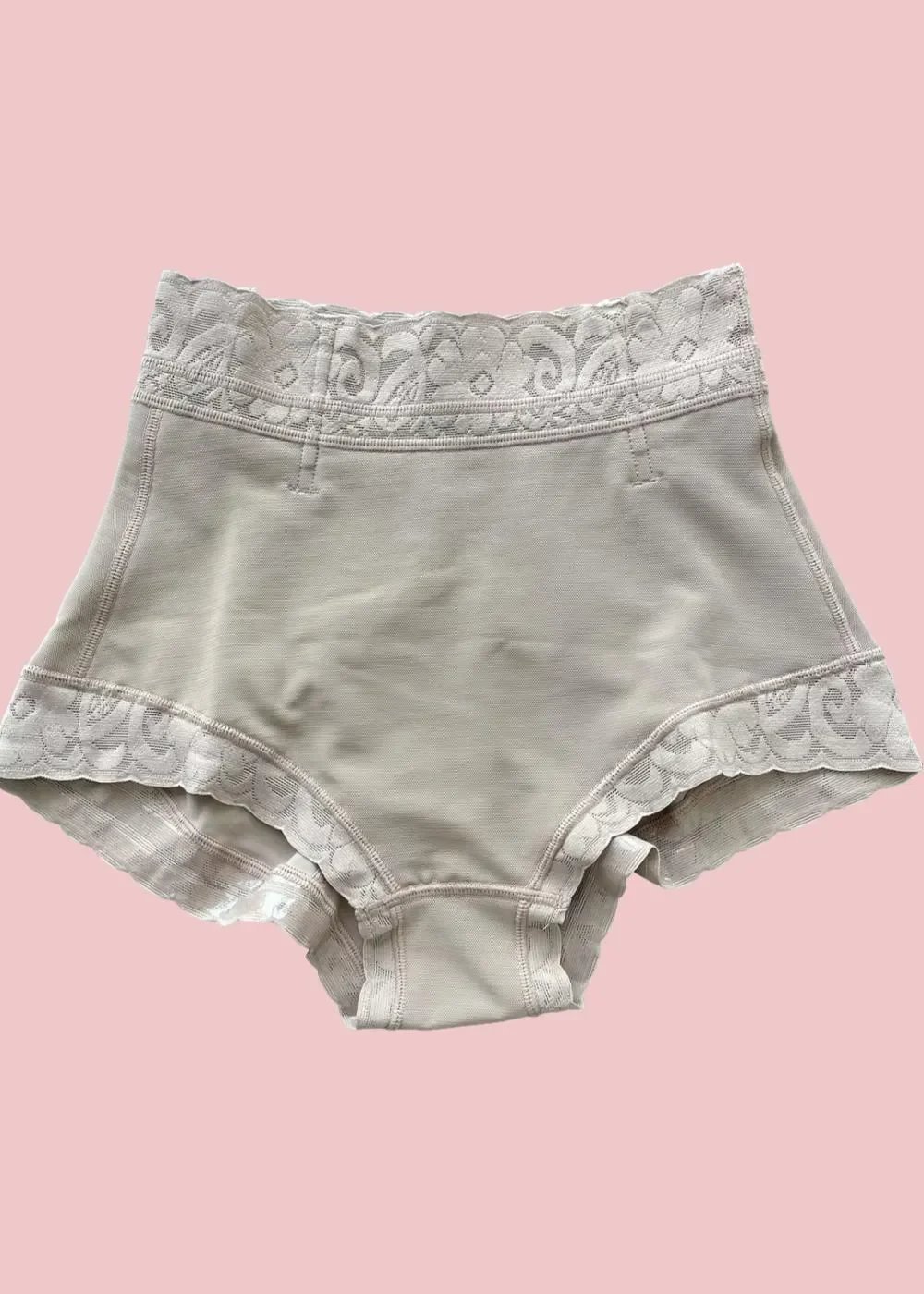 Women Lace Classic Daily Wear Body Shaper Butt Lifter Panty Smoothing Brief-tidenox