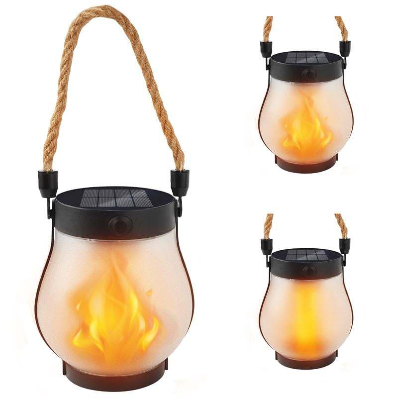 ✨Last Day Promotion 49% OFF--Dancing flame Solar Lantern Outdoor Lights-tidenox