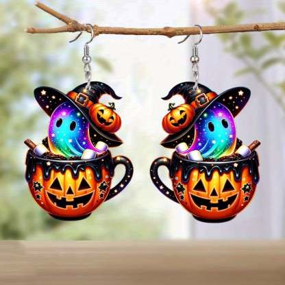 🧙‍♀️✨ Witch on Broom Earrings-tidenox