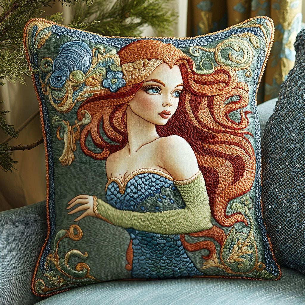 Beautiful Mermaid WJ1706014CL Quilt Pillow Case-tidenox