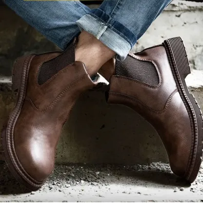 Tidenox ®Men Winter Boots For Work Oil-proof Safety Orthopedic Shoes-tidenox