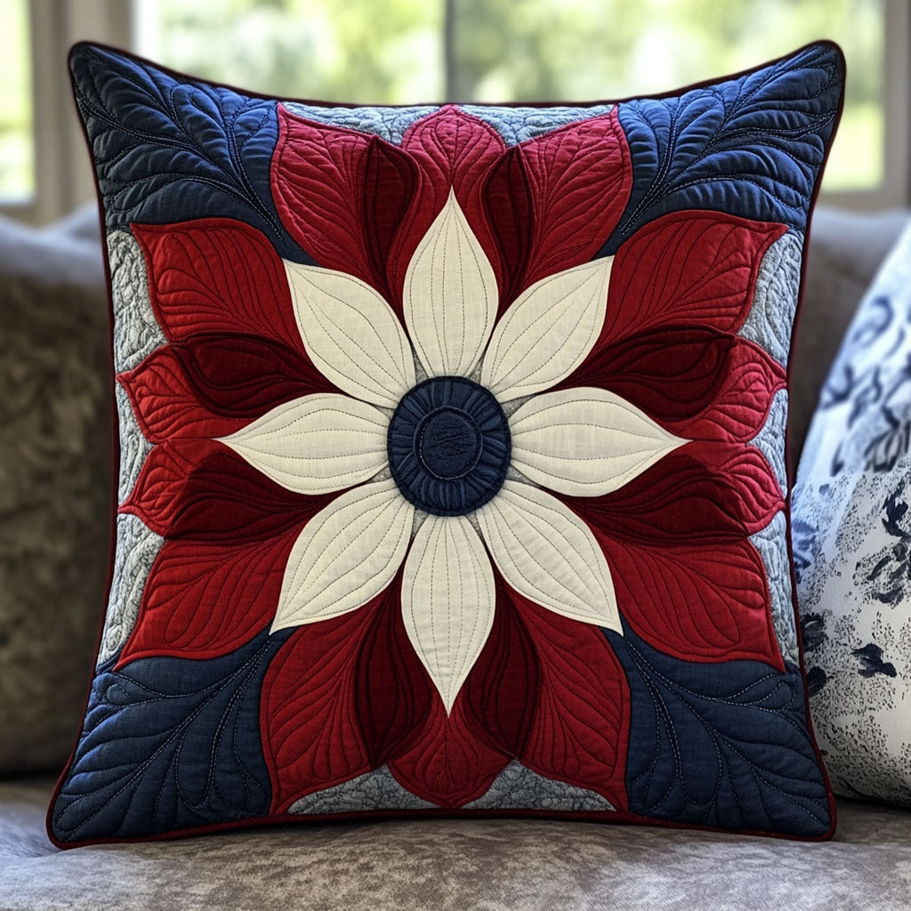 Liberty Flower WJ1402033CL Quilt Pillow Case-tidenox