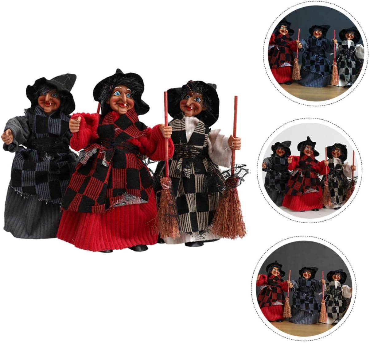 🧙🧹Halloween Witch Doll Statue Decor Desktop-tidenox