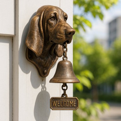 German Shepherd Welcome Bell-tidenox