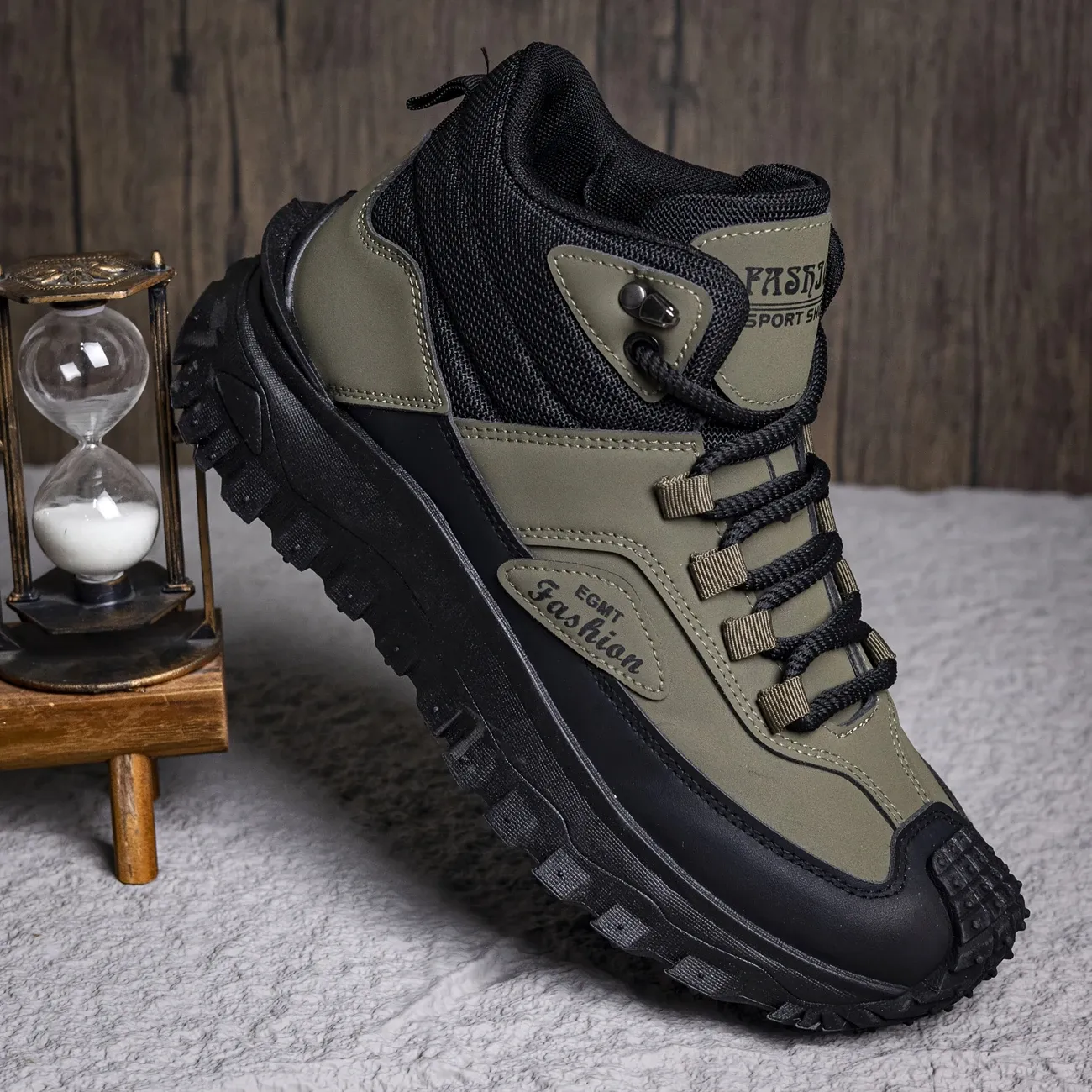 (⏰Limited Time Sale 70% OFF) Men’s Work Hiking Boots – Waterproof, Non-Slip, Puncture and Smash Resistant, Wide Toe, Arch Support – Ideal for Daily Wear and Outdoor Adventures-tidenox