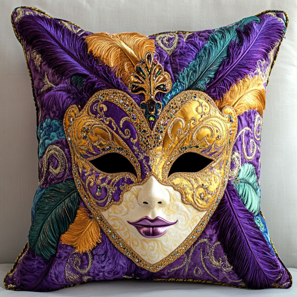 Mardi Gras Carnival Splendor WJ0802072CL Quilt Pillow Case-tidenox