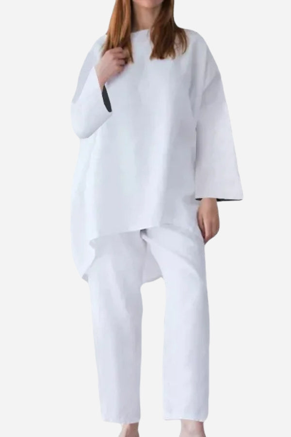 Everyday Fashion Loose Fit Two-Piece Matching Set-tidenox