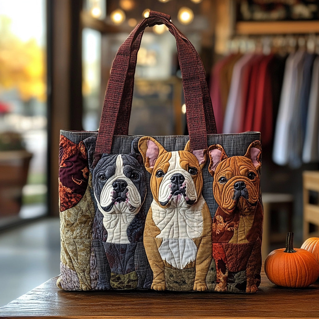 Maple Nose Quilted Tote Bag NCU0DV7140-tidenox