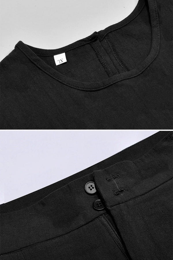 Casual Radiance Loose-Fit Combo-tidenox