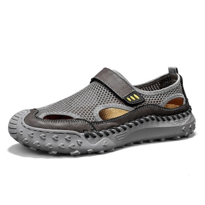 ⏰Last Day! 45% OFF 🔥Men's  Handmade Cowhide Breathable Mesh Sandals