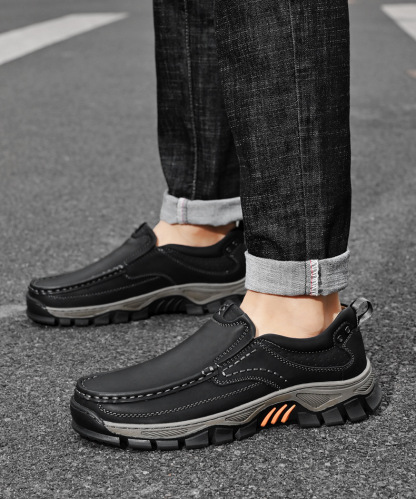 Men's Soft Insole Walking Casual Loafers-tidenox