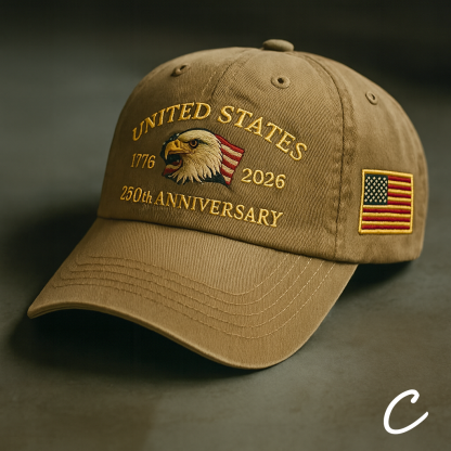 250th Anniversary of the United States of America commemorative hat