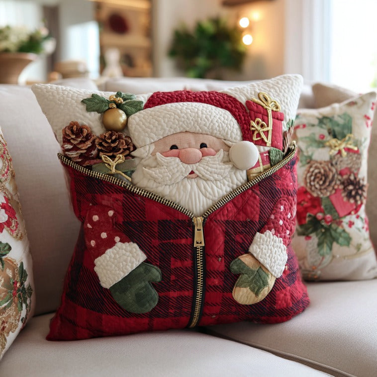 Santa Claus XR2210001CL Quilt Pillow Case-tidenox