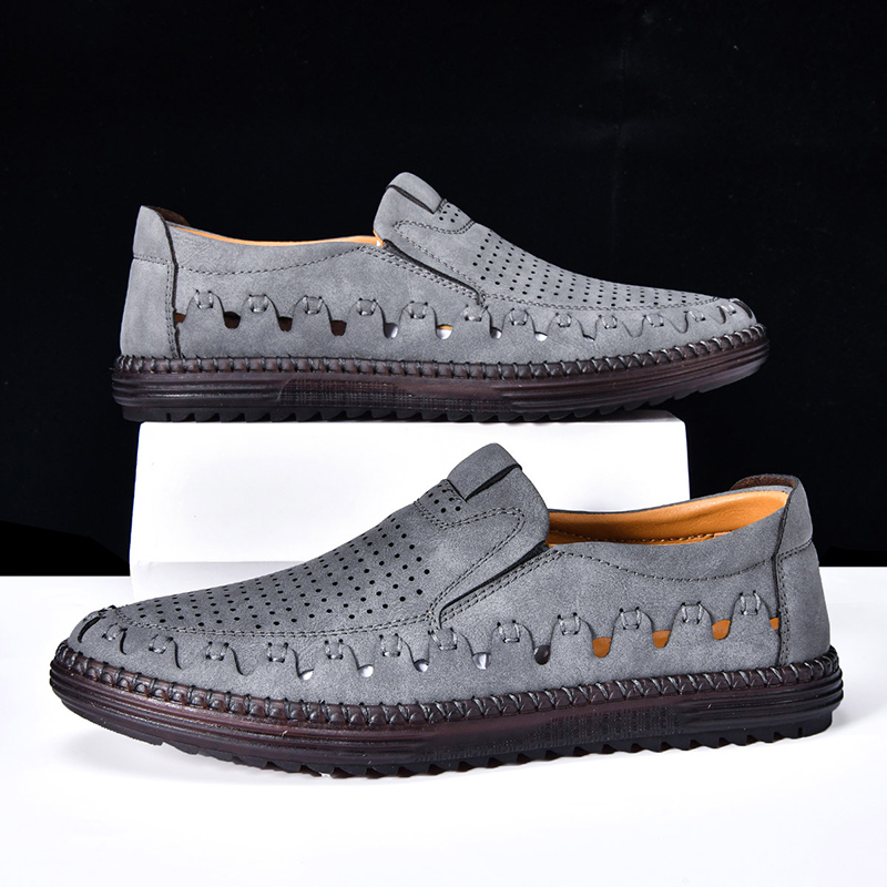 ⏰LAST DAY – 60% OFF🛒 Men's - Orthopedic Leather Loafers – Breathable, Supportive & Lightweight Casual Shoes for Walking, Driving & Everyday Comfort-tidenox