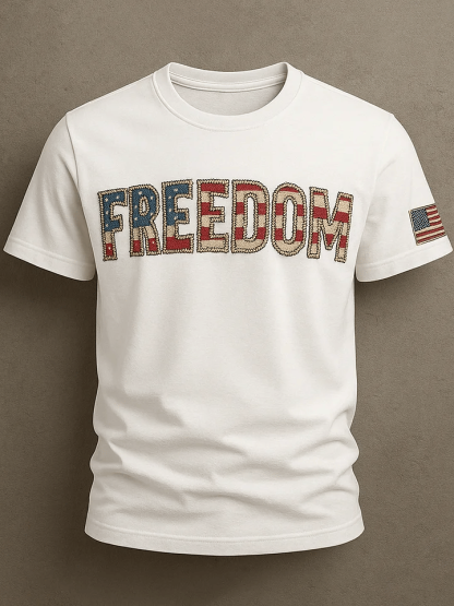 Men's Commemorative Printed T-Shirt-tidenox