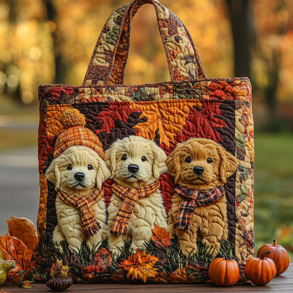 Autumn Pure Heart Quilted Tote Bag NCU0DV7403-tidenox