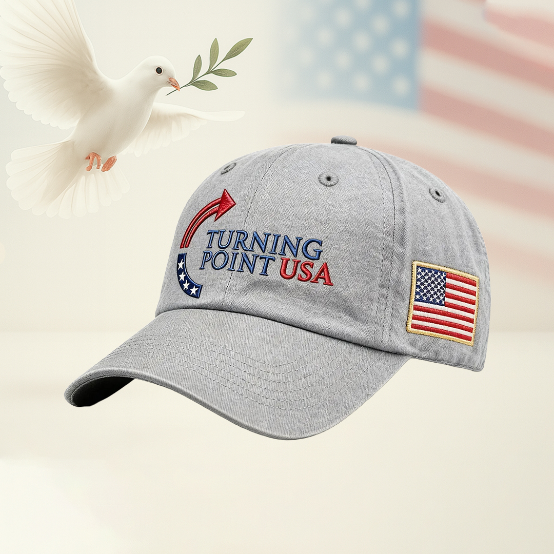 Retro Turning Point Action Print Baseball Cap-tidenox