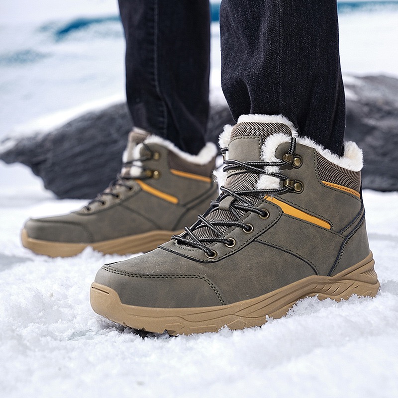 ⏰Last Day! 45% OFF 🔥Tidenox®Men's Waterproof Leather Orthopedic Boots with Australian Shearling Lining-tidenox