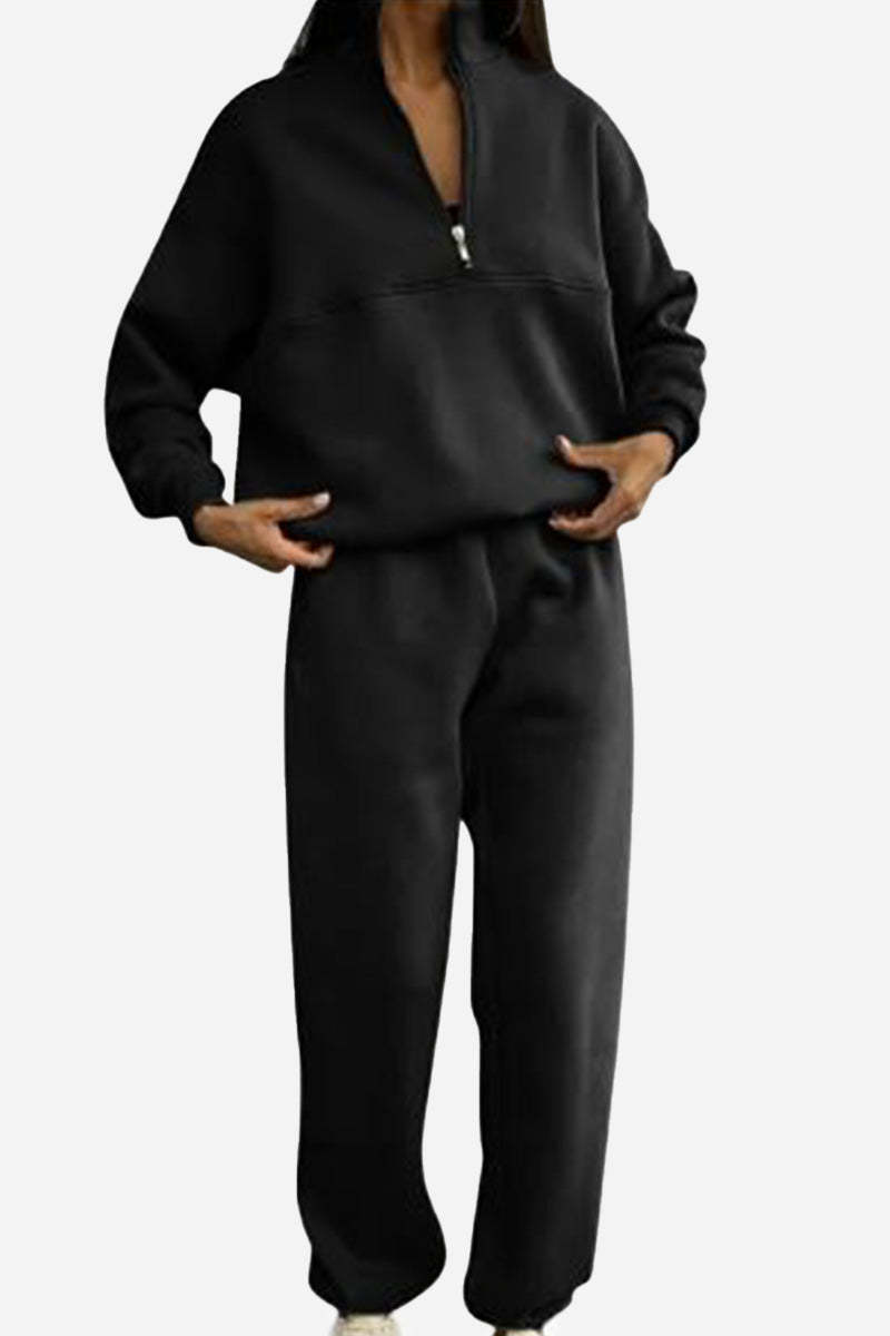 Athleisure at its Finest: Cotton-Blended Two-Piece Tracksuit-tidenox