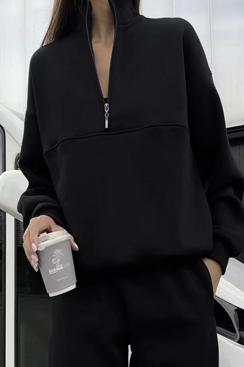 Athleisure at its Finest: Cotton-Blended Two-Piece Tracksuit-tidenox