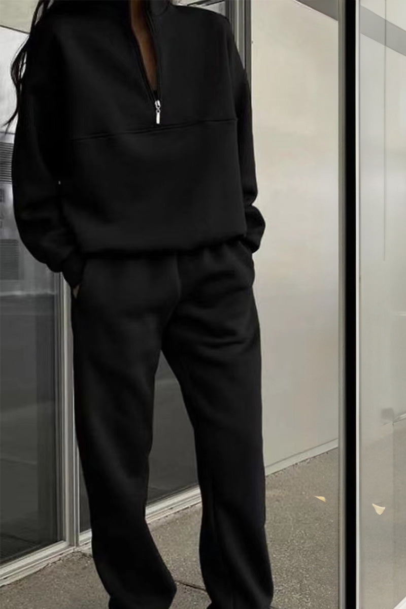 Athleisure at its Finest: Cotton-Blended Two-Piece Tracksuit-tidenox