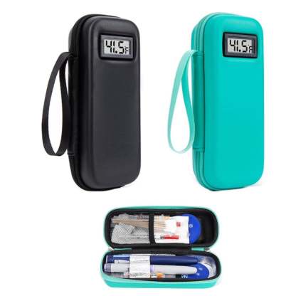 Insulin Cooler Travel Case with Temperature Display-tidenox