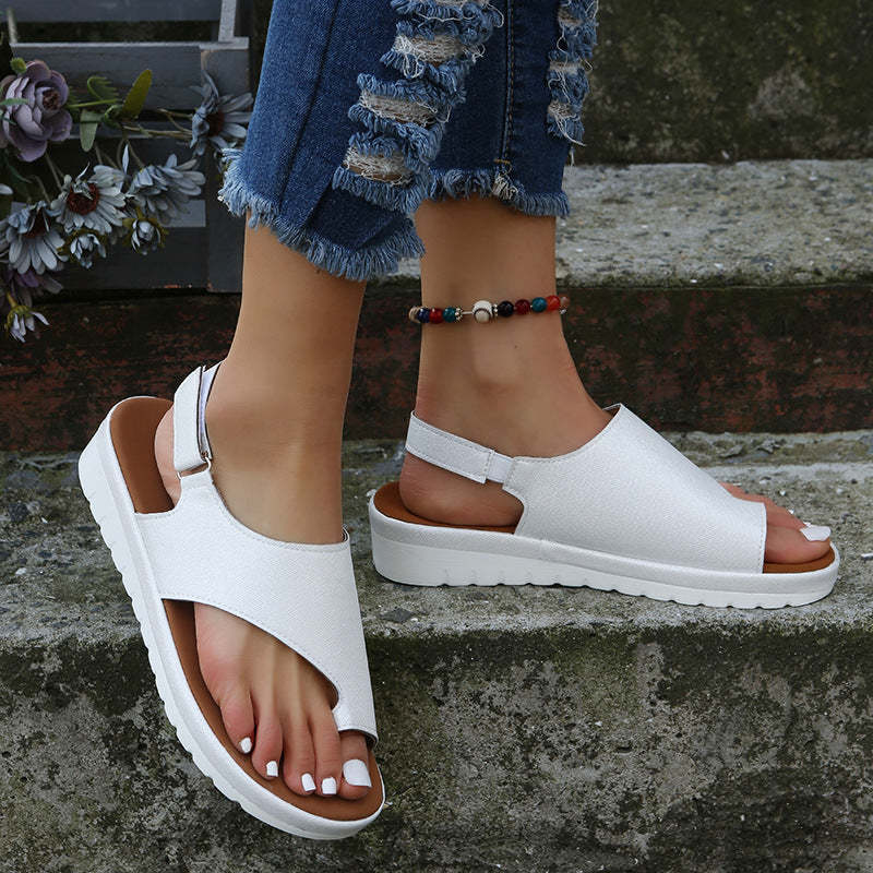 Women's Fashion Trend Soft Bottom Casual Sandals-tidenox
