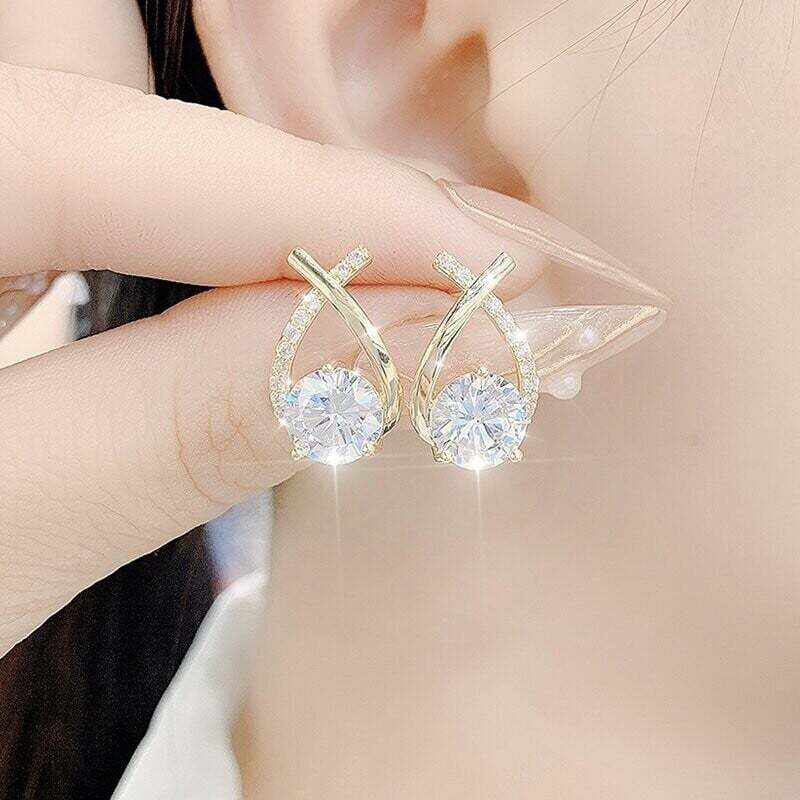 Mermaid Tail Stud Earringsღღ-tidenox