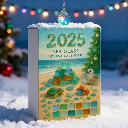 🔥🌊🎄Sea Glass Christmas Tree Advent Calendar🔥-tidenox
