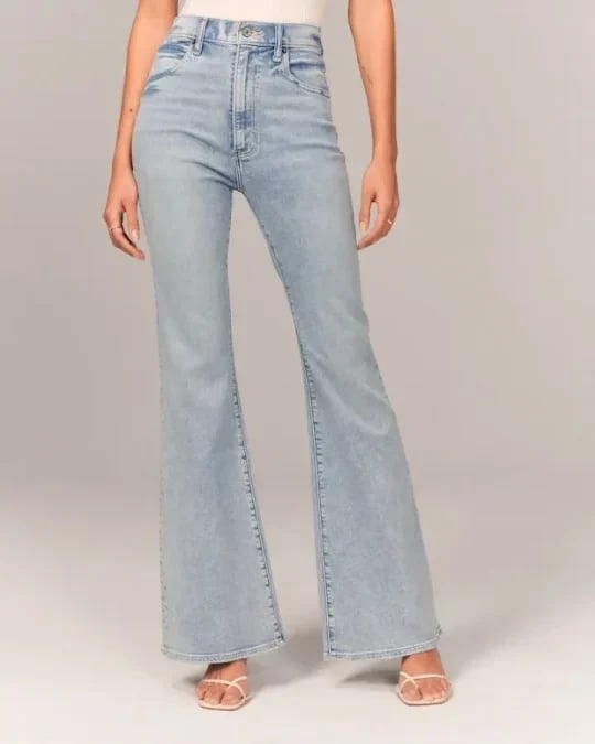 💥Ultra High Rise Stretch Flare Jean-tidenox
